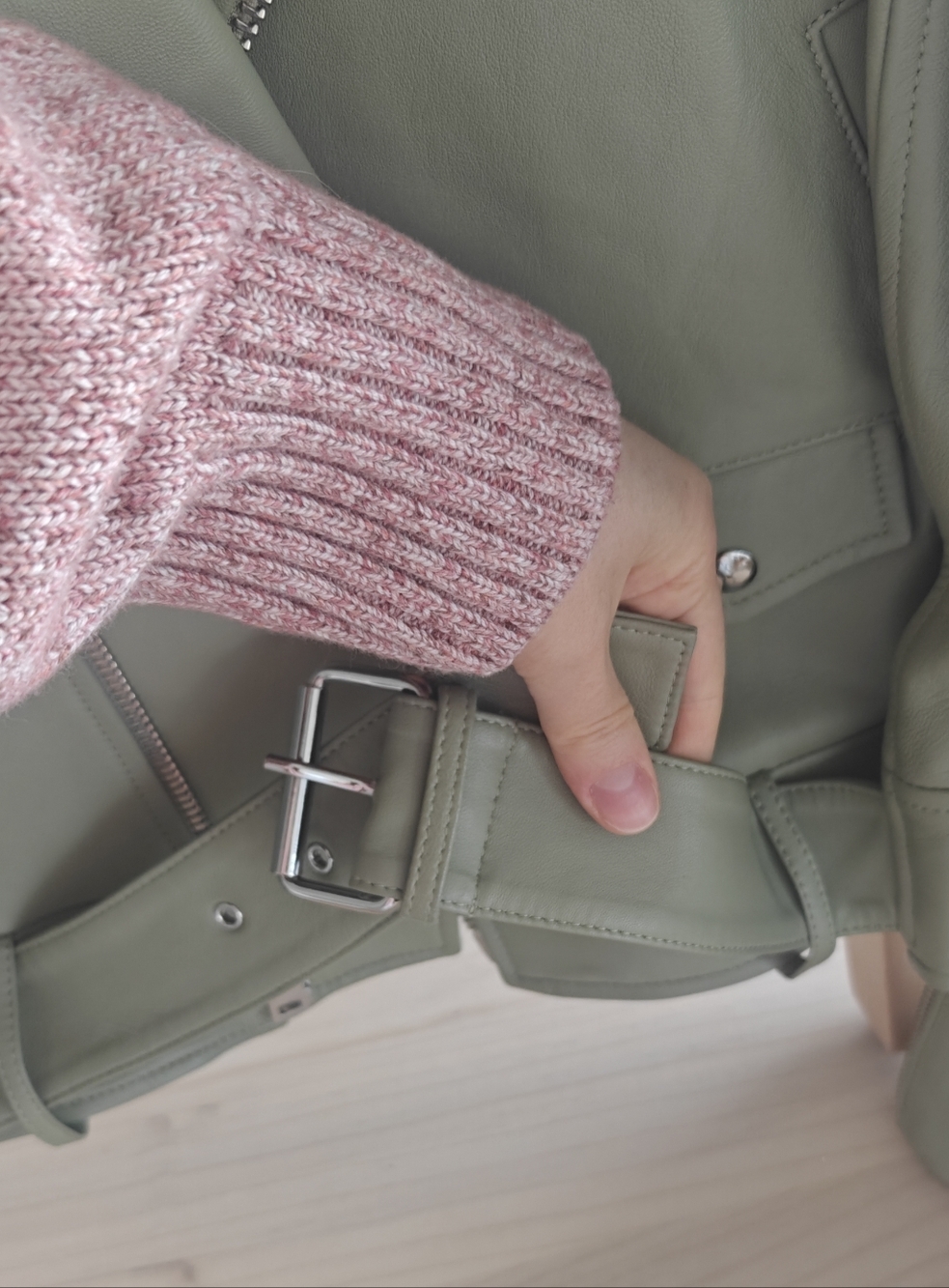 Theory Leather Moto Jacket Women - Picture 7 of 10